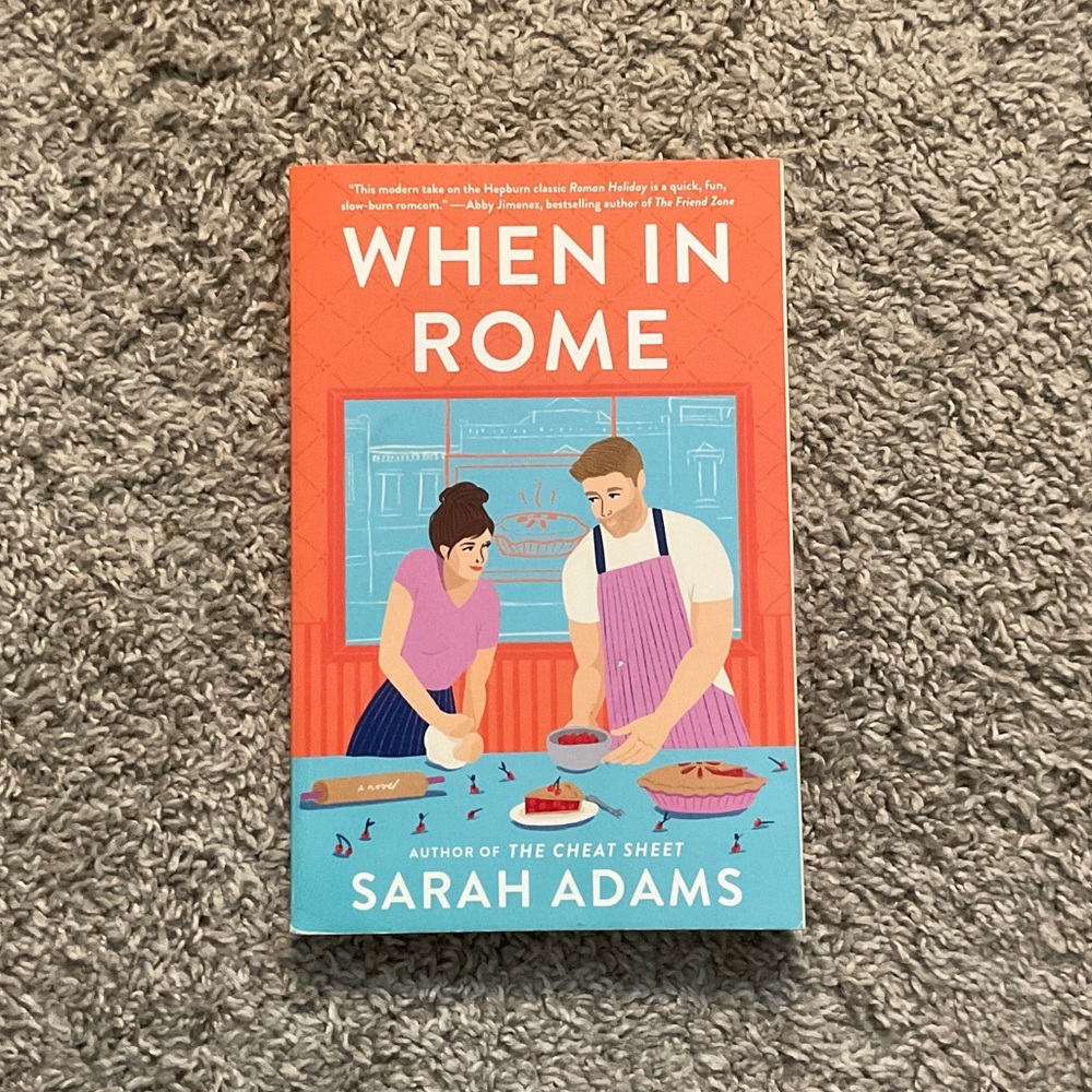 When in Rome by Sarah Adams - Orange Cover